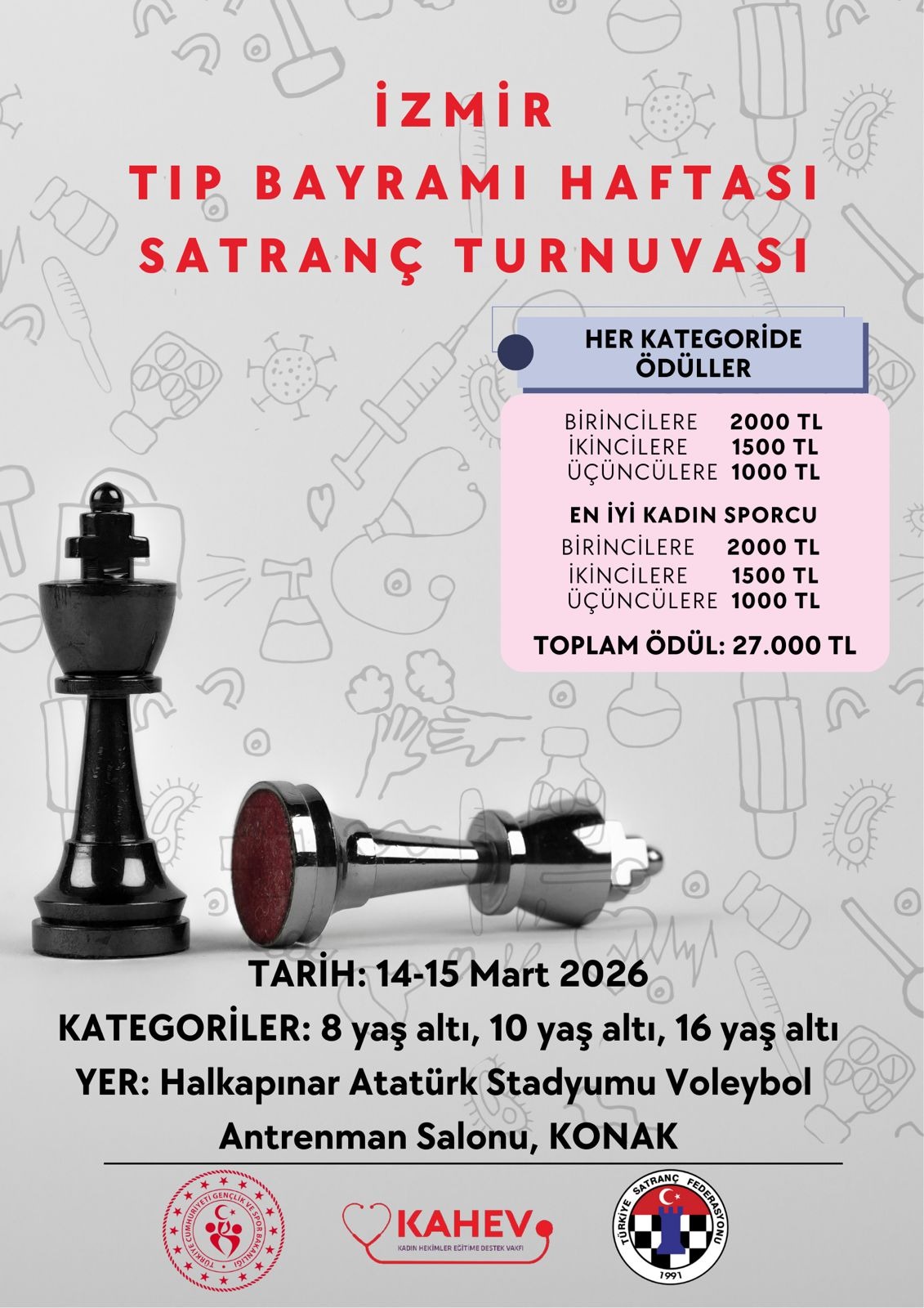 İzmir Tıp Bayramı Satranç Turnuvası