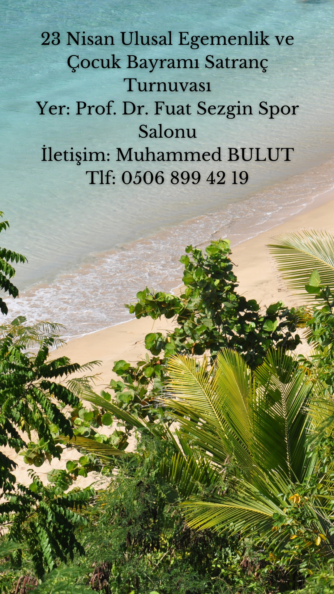 23 Nisan Ulusal Egemenlik Ve Çocuk Bayramı Satranç Turnuvası