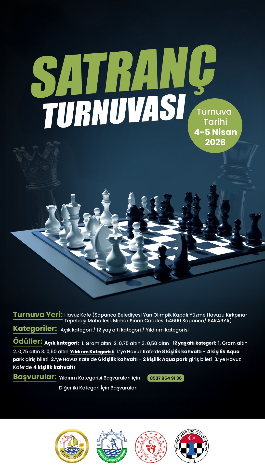 1. Sapanca Satranç Turnuvası